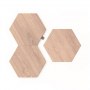Nanoleaf Elements Wood Look Hexagons Expansion Pack (3 panels) Nanoleaf | Elements Wood Look Hexagons Expansion Pack (3 panels) - 3